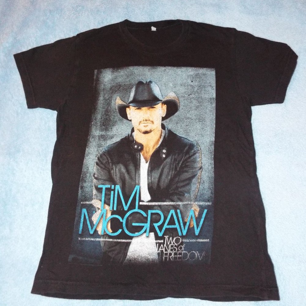 Tim McGraw Two Lanes Of Freedom Size Small 2013 Tour - Picture 4 of 5
